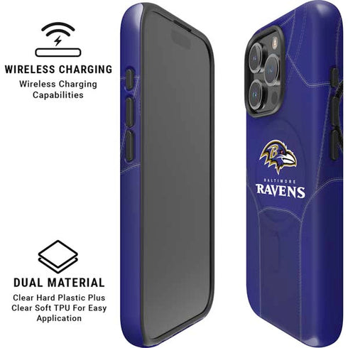 NFL Baltimore Ravens Team Jersey iPhone 16 Pro Magsafe Impact Case