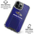 NFL Baltimore Ravens Team Jersey iPhone 16 Pro Max Clear Case