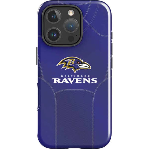 NFL Baltimore Ravens Team Jersey iPhone 16 Pro Max Impact Case