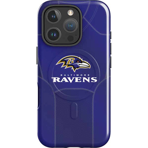 NFL Baltimore Ravens Team Jersey iPhone 16 Pro Max Magsafe Impact Case