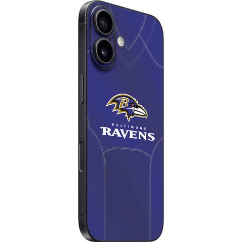 NFL Baltimore Ravens Team Jersey iPhone 16 Skin