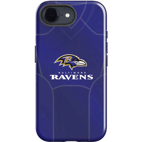 NFL Baltimore Ravens Team Jersey iPhone 16e Impact Case