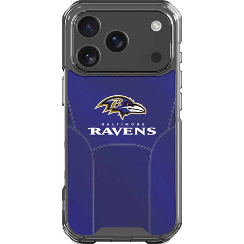 NFL Baltimore Ravens Team Jersey iPhone 18 Pro Clear Case