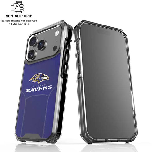 NFL Baltimore Ravens Team Jersey iPhone 18 Pro Clear Case