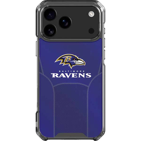 NFL Baltimore Ravens Team Jersey iPhone 18 Pro Max Clear Case