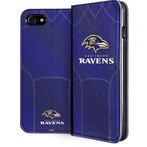 NFL Baltimore Ravens Team Jersey iPhone SE (2nd & 3rd Gen) Folio Case