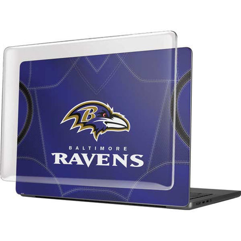 NFL Baltimore Ravens Team Jersey MacBook Pro 14in (2021-24) Case plus Skin