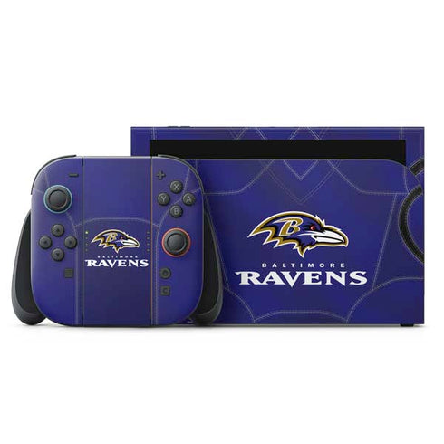NFL Baltimore Ravens Team Jersey Nintendo Switch 2 (2025) with Joy-Con Skin