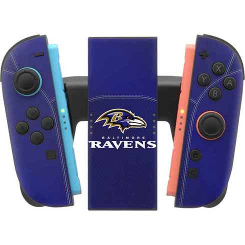 NFL Baltimore Ravens Team Jersey Nintendo Switch 2 (2025) Joy-Con Controller Skin