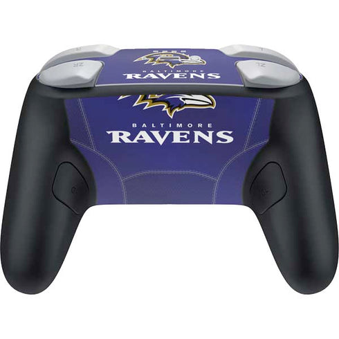 NFL Baltimore Ravens Team Jersey Nintendo Switch 2 (2025) Pro Controller Skin
