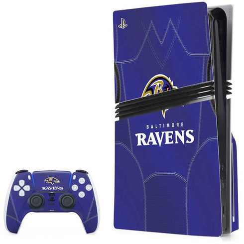 NFL Baltimore Ravens Team Jersey PlayStation PS5 Skins