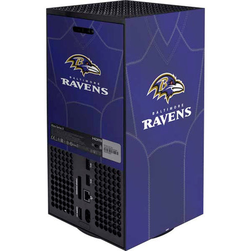 NFL Baltimore Ravens Team Jersey XBox Series X Digital Edition Bundle Skin