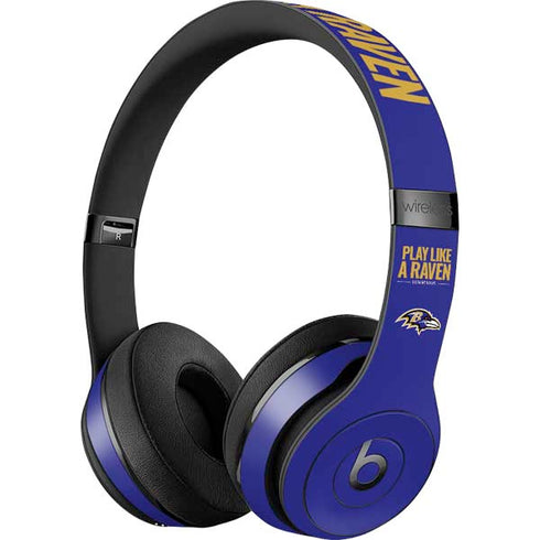 NFL Baltimore Ravens Team Motto Beats Solo 3 Wireless Skin