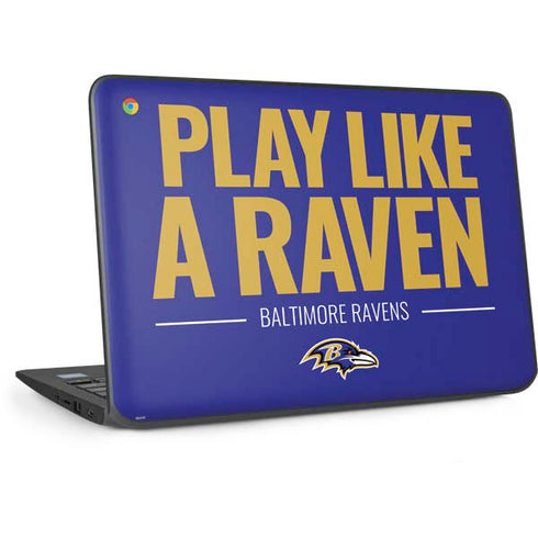 NFL Baltimore Ravens Team Motto HP Chromebook Skin