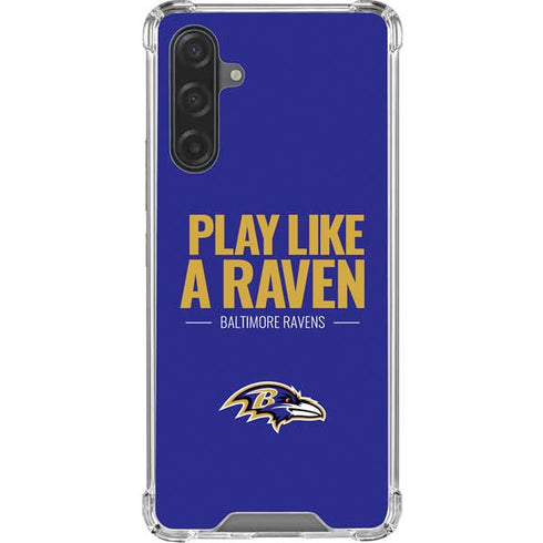 NFL Baltimore Ravens Team Motto Galaxy A17 Clear Case