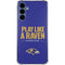 NFL Baltimore Ravens Team Motto Galaxy A55 5G Clear Case