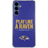 NFL Baltimore Ravens Team Motto Galaxy A55 5G Clear Case