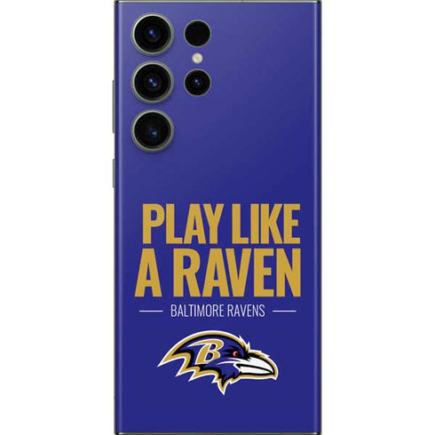 NFL Baltimore Ravens Team Motto Galaxy Skins