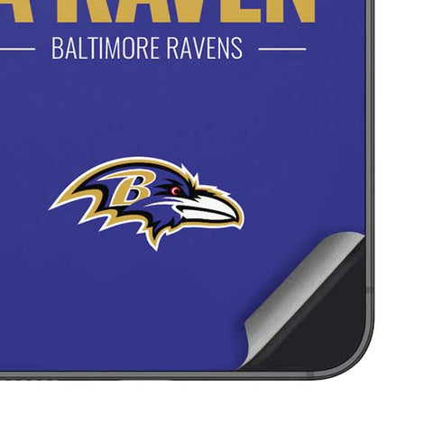 NFL Baltimore Ravens Team Motto Galaxy S25 Plus Skin