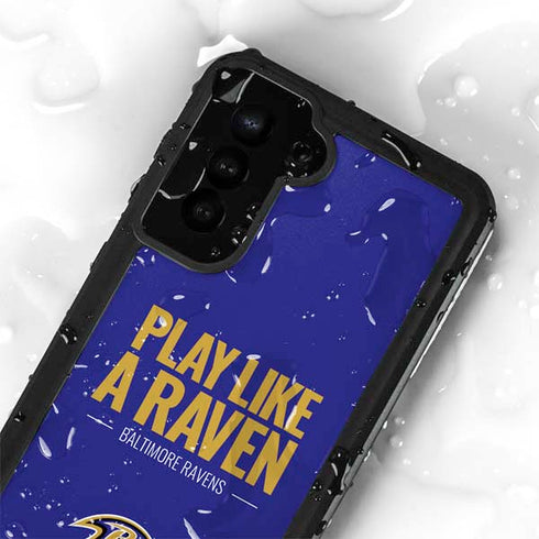 NFL Baltimore Ravens Team Motto Galaxy S24 Plus Waterproof Case