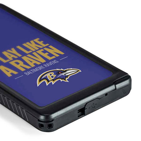 NFL Baltimore Ravens Team Motto Galaxy S24 Ultra Waterproof Case