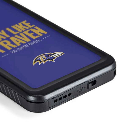 NFL Baltimore Ravens Team Motto Galaxy S24 Waterproof Case