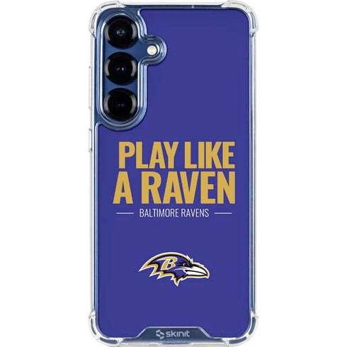 NFL Baltimore Ravens Team Motto Galaxy S25 Clear Case