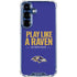 NFL Baltimore Ravens Team Motto Galaxy S25 Clear Case
