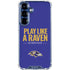 NFL Baltimore Ravens Team Motto Galaxy S25 Plus Clear Case