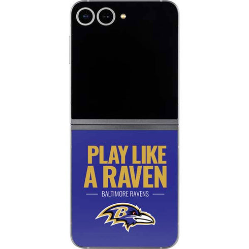 NFL Baltimore Ravens Team Motto Galaxy Z Flip6 Skin