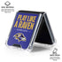 NFL Baltimore Ravens Team Motto Galaxy Z Flip6 Clear Case