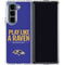 NFL Baltimore Ravens Team Motto Galaxy Z Fold5 5G Clear Case