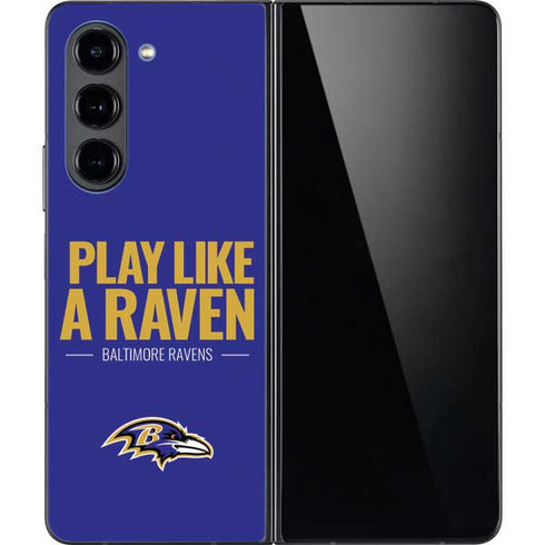 NFL Baltimore Ravens Team Motto Galaxy Z Fold5 5G Skin