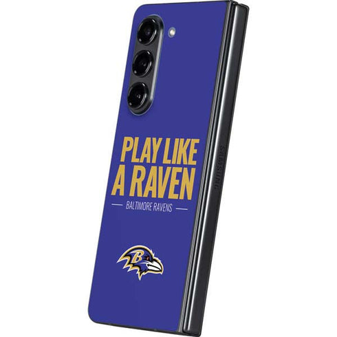 NFL Baltimore Ravens Team Motto Galaxy Z Fold5 5G Skin