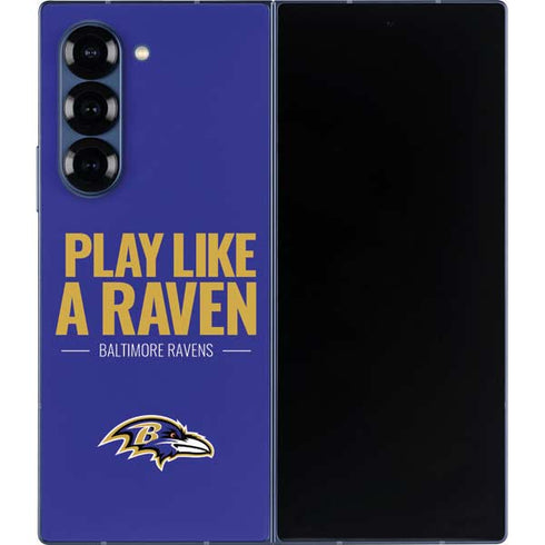 NFL Baltimore Ravens Team Motto Galaxy Z Fold6 Skin