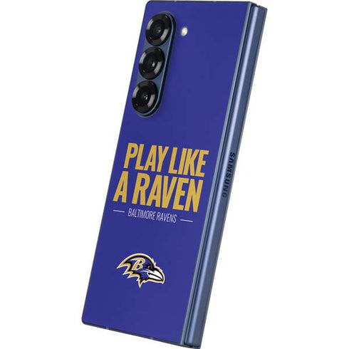 NFL Baltimore Ravens Team Motto Galaxy Z Fold6 Skin