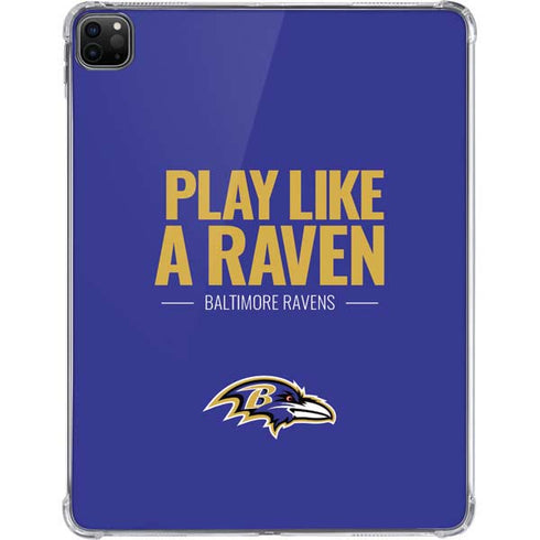 NFL Baltimore Ravens Team Motto iPad Pro 11in (2024) Clear Case