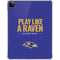 NFL Baltimore Ravens Team Motto iPad Pro 11in (2024) Clear Case