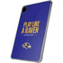 NFL Baltimore Ravens Team Motto iPad Pro 11in (2024) Clear Case
