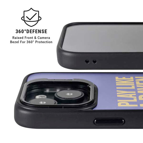 NFL Baltimore Ravens Team Motto iPhone 15 Kickstand Case