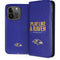NFL Baltimore Ravens Team Motto iPhone 15 Pro Folio Case