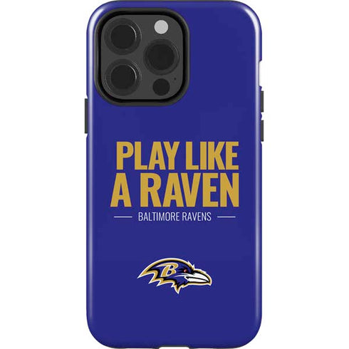 NFL Baltimore Ravens Team Motto iPhone 15 Pro Impact Case