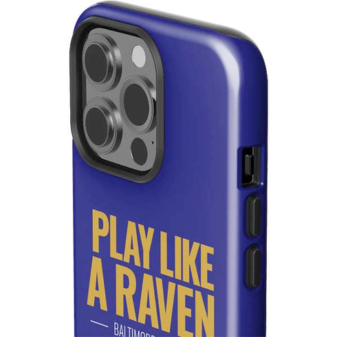 NFL Baltimore Ravens Team Motto iPhone 15 Pro Impact Case