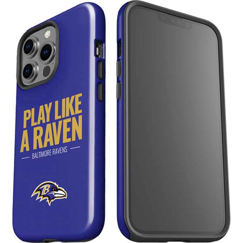 NFL Baltimore Ravens Team Motto iPhone 15 Pro Impact Case