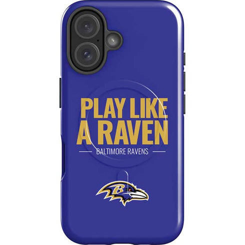 NFL Baltimore Ravens Team Motto iPhone 16 Magsafe Impact Case