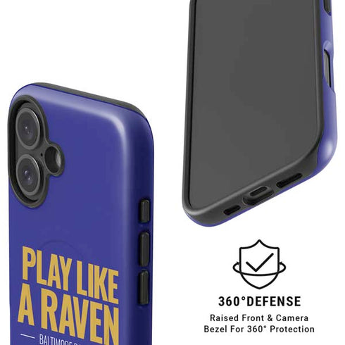NFL Baltimore Ravens Team Motto iPhone 16 Magsafe Impact Case