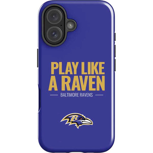 NFL Baltimore Ravens Team Motto iPhone 16 Plus Impact Case