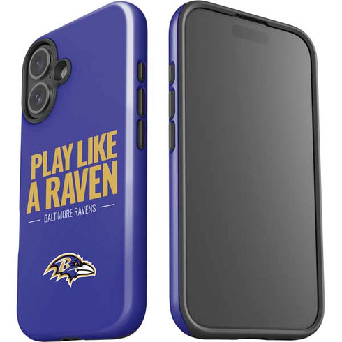 NFL Baltimore Ravens Team Motto iPhone 16 Plus Impact Case