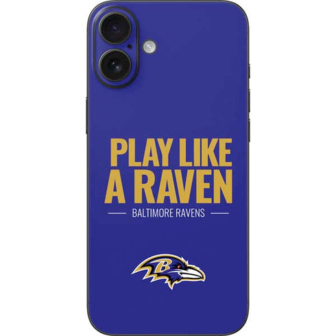 NFL Baltimore Ravens Team Motto iPhone 16 Plus Skin