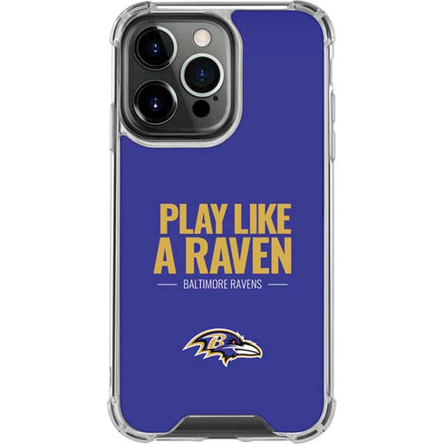 NFL Baltimore Ravens Team Motto iPhone 16 Pro Clear Case